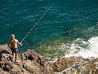 032-Playa Blanca Angler  Frischer Fisch - direkt vor der Haustür gefangen.
